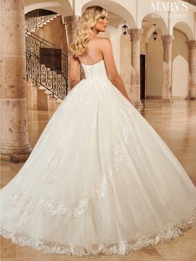 Marys Bridal MB6098 Ruched Bodice Bridal Dress